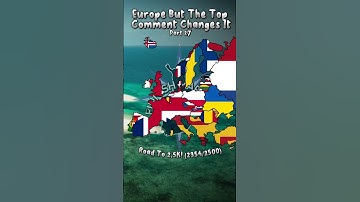 Europe But The Top Comment Changes It #map #mapping #viral #video #shorts #short #shortvideo #fyp