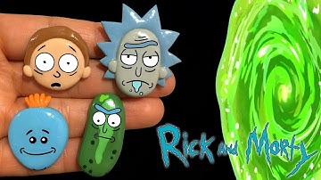 RICK & MORTY! Polymer Clay Tutorial [Tutorial de Arcilla Polimerica]