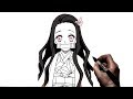 How to Draw Nezuko | Step By Step |Demon Slayer: Kimetsu no Yaiba