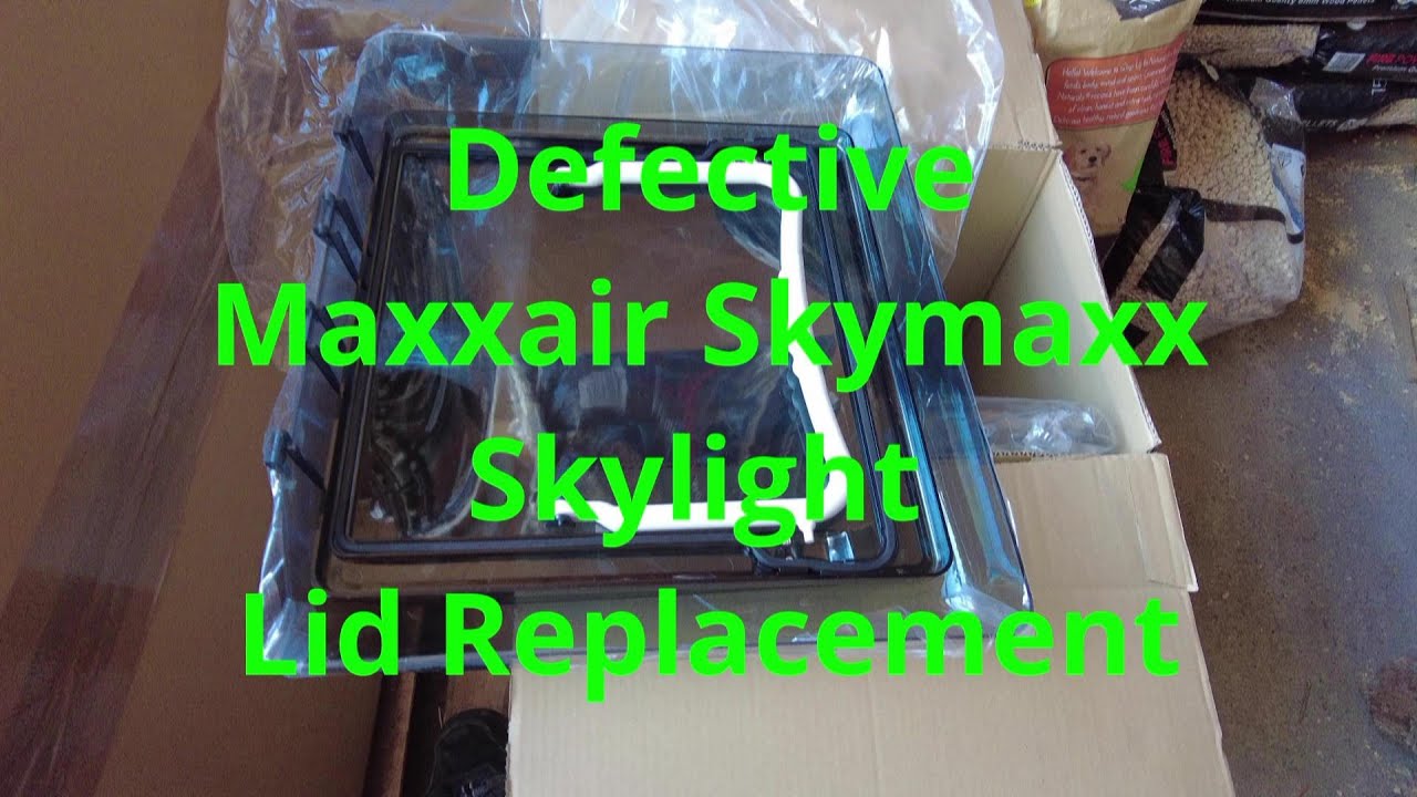 HOW TO REPLACE DEFECTIVE OR BROKEN MAXXAIR SKYMAXX LX, ROOFLIGHT / SKYLIGHT LIDS / COVERS