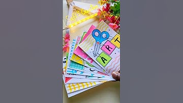 ✨Easy Border Designs/ Project Work Designs/Corner Designs #drawing #project #designs