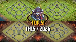 TOP 5! TOWN HALL 15 (TH15) BASE LAYOUT + COPY LINK FEBRUARY 2026 | CLASH OF CLANS