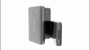 iPod Classic 4th Gen. U2 edition Sample Video.  Made in Blender