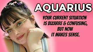 Download Lagu AQUARIUS ♒️ Your CURRENT Situation Is Bizarre \u0026 Confusing! 😵‍💫 But NOW, It Makes Sense. 🎯 MP3