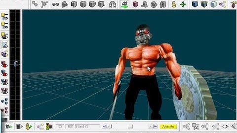 3D animated models made by J.A.Arends