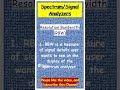 RF Spectrum Analyzer Measurements | Resolution Bandwidth RBW || #shorts