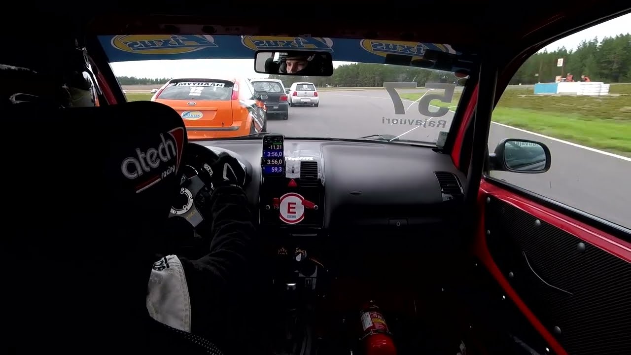 Finnish Racing Championship 2023 - Alastaro Long V1600 Race 2 Rajavuori VW Lupo GTI onboard