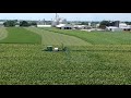 Running Down Corn & 3rd Crop Hay Harvest