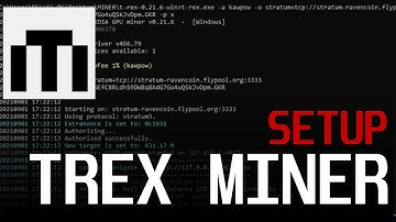 TREX miner Setup and Configuration | How to use T REX miner