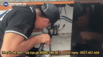 Thông cầu cống nghẹt - Camera nội soi - Hút hầm cầu  - Thành Nguyễn 24h - 0937.407.409