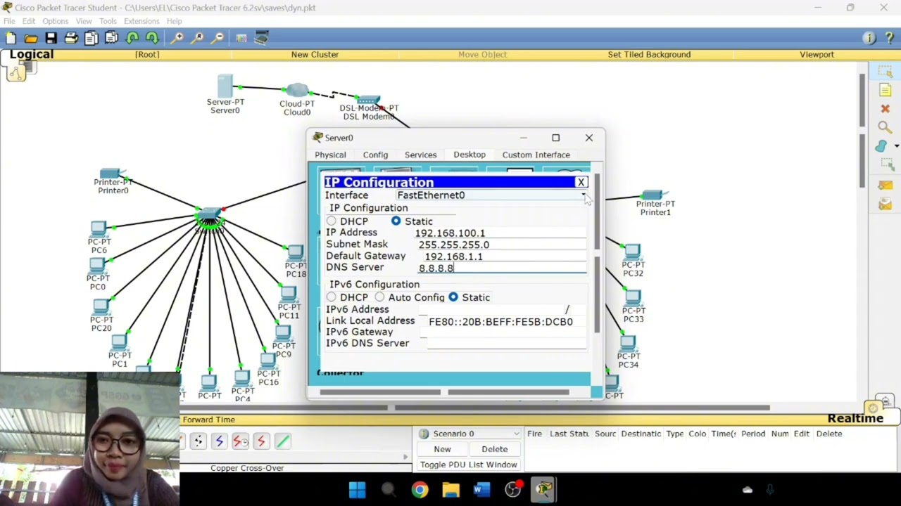 Simulasi Jaringan Canggih! Topologi Tree SMP Khairunnas Tuban dengan Cisco Packet Tracer