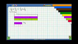 Cuisenaire Rods Multiplying Fractions Example
