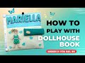 125. Doll house Quiet book &quot;Mariella&quot; | Playing with Felt Doll Fabric Book - handmade by @quietbook