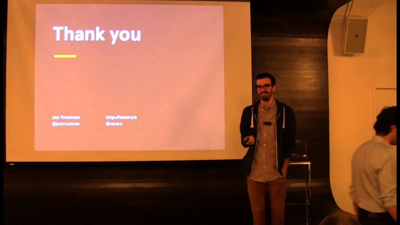 Jon Troutman, Canary // Hardwired NYC // Dec 2013 (Hosted by FirstMark Capital)