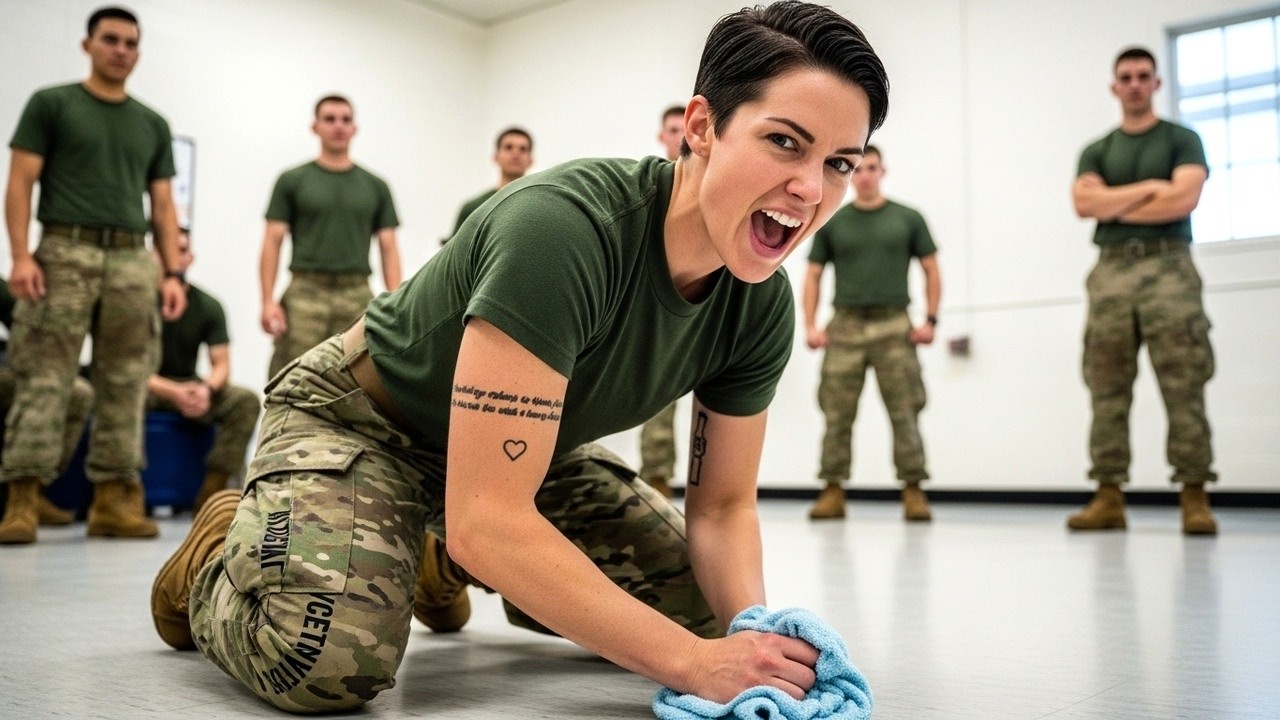 Śmiali się, gdy myła podłogi — Zamilkli, widząc naszywkę FORMOZA na jej ramieniu.