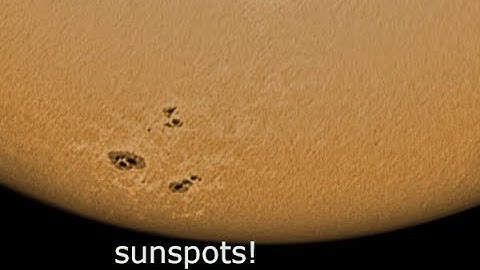 Solar Imaging ☀️! A look at some huge sunspots