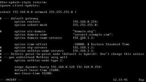 Linux Administration :  Dhcp Configuration
