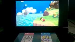 Super Smash Bros for 3DS: Villager (Me) vs Captain Falcon (Zach)