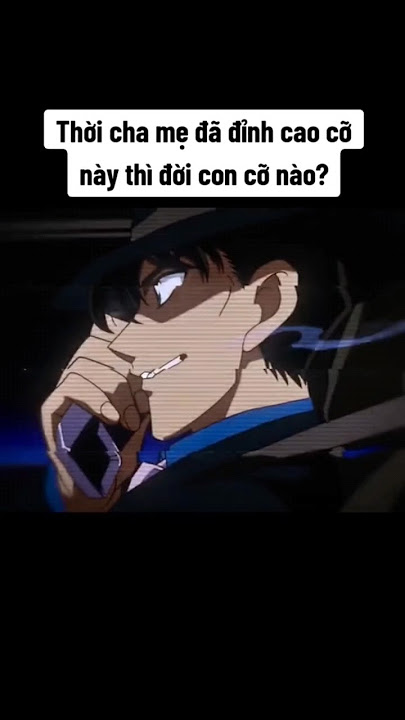Yusaku và Yukiko đã cỡ nào khi còn trẻ? #kudo #kudoyusaku #kudoyukiko #conan