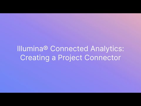Creating a Project Connector
