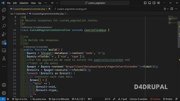 Create custom pagination in your custom module Drupal 10, Drupal 9, Drupal 8 | D4Drupal