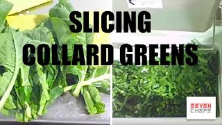 Collard Greens Manual Shredding Machine Maquina de Cortar Caldo