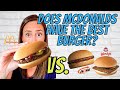 Fighting over who has the Best Value Burger | Does McDonalds have the Best Basic Burger?