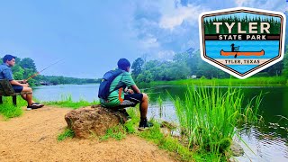 Tyler State Park 🌳| Fishing Trip Adventure 🎣 | Roadtrip 🏞️ | Rainny Day 🌦️