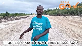 UPDATE ON THE NEMBE-BRASS BRIDGE AND ROAD CONSTRUCTION PROJECT BY GOVERNOR Douye Diri .20/5/2025.