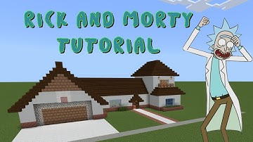 Minecraft Tutorial : How to Build Rick and Morty