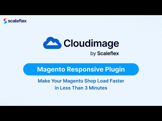 Magento Responsive Plugin - 3 minute guide - Cloudimage