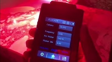 EMR-TEK FireWave Red Light Flicker Measurement with UPRTEK spectrometer