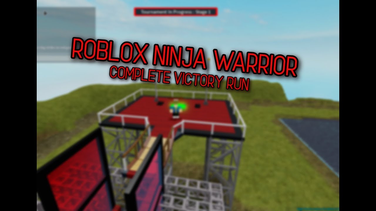 Roblox Ninja Warrior Complete Victory Youtube - roblox ninja warrior obstacles