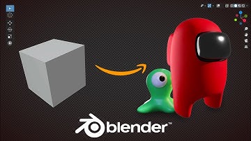 How to make Among Us 3D character in blender | Modelling tutorial