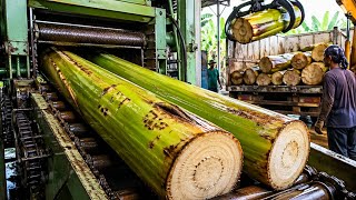 Banana Tree to Rope – Amazing Fiber Extraction Process