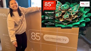 TCL C7K 85” Mini LED unboxing and first impressions 