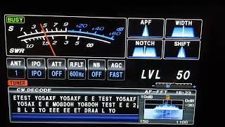 FTDX 3000 best cw decoder and S/N ratio noise floor