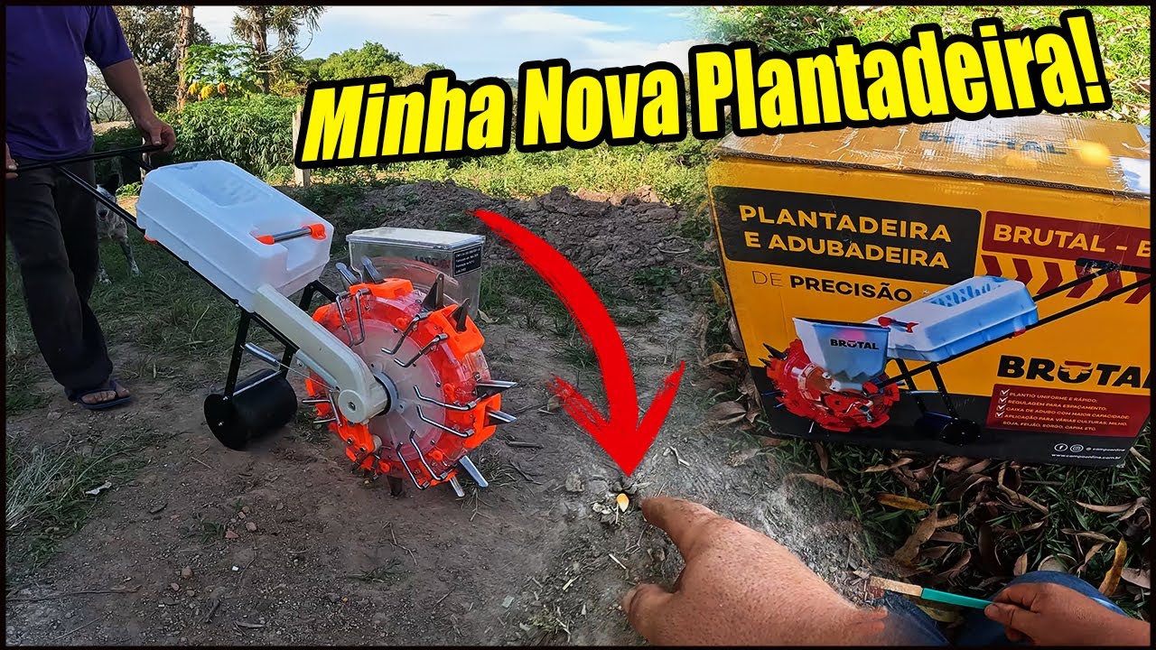 CHEGOU MINHA NOVA PLANTADEIRA DE PRECISÃO BRUTAL! CHEGA DE FICAR PAGANDO PARA PLANTAR MEU MILHO!