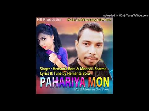 Assamese song Pahariya Mon  Singer  Hemanta boraMonisha sharmalyristune by Hemanta bora