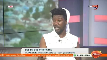 Tic Tac walks off set as GHOne TV shows Shatta Wale's video during live interview