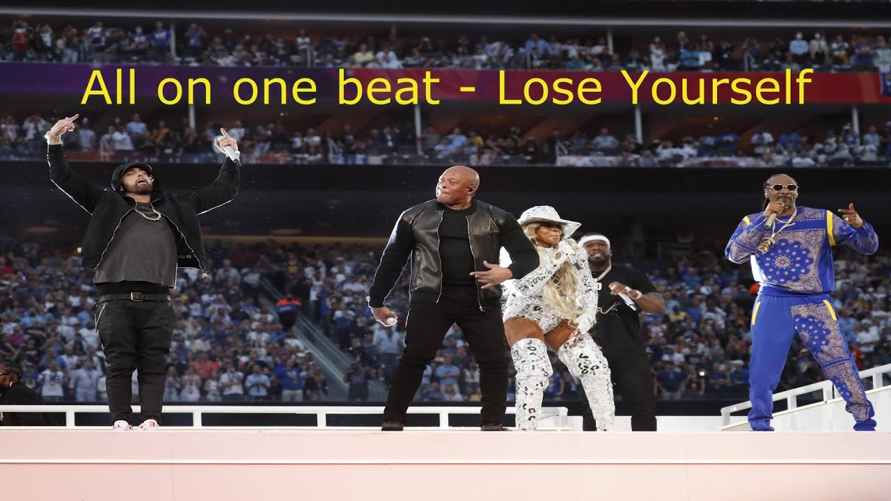 Lose Yourself (Super Bowl LIV Halftime Show 2022) eminem,snoop dogg,mary j blige,50 cent,dr dre