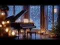 Cozy Evening Classical Piano Music🎹Relaxing Piano with Snow & Candlelight for Study, Sleep, Calm