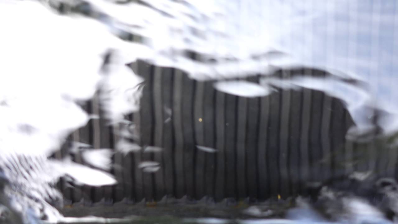 Goldwaschen Schleuse Goldflitter