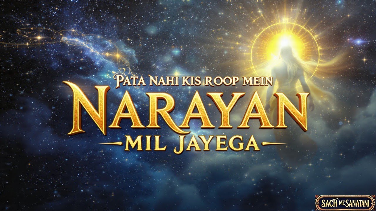 “Pata Nahi Kis Roop Mein Aake Narayan Mil Jayega 🙏 | Divine Short | # ...