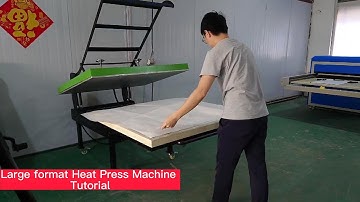 How to Use Large Format Heat Press Machine - Easy to Operate