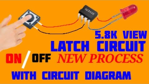 how to make a latch circuit with NE555 TIMER IC at home...........