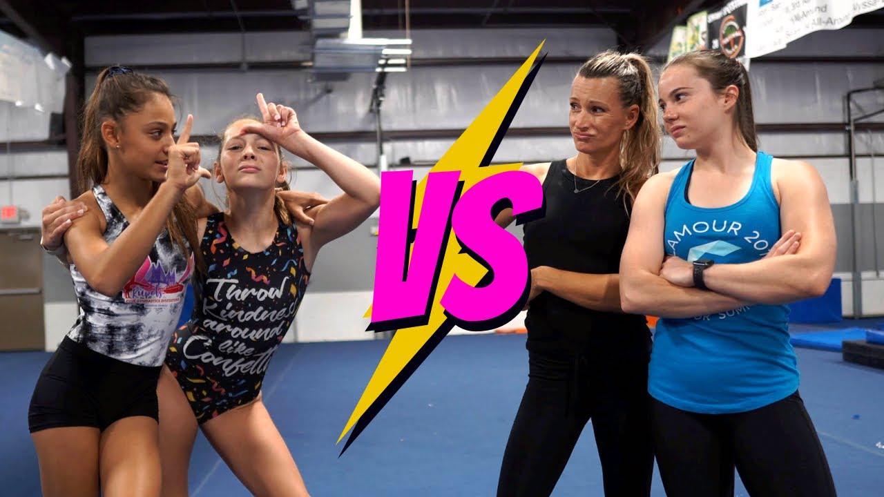 GYMNAST VS COACH Level 7 Gymnastics Challenge