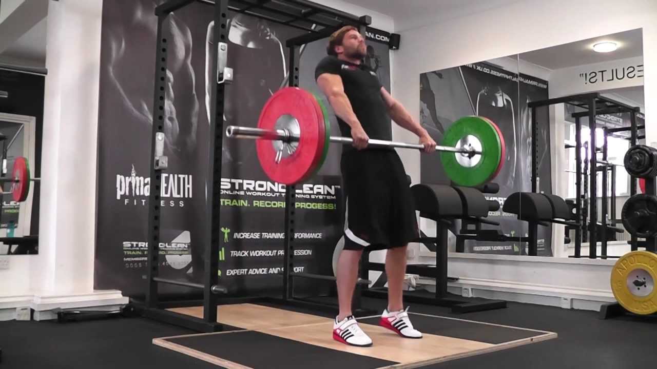 Clean Low Pull from Floor with Power Shrug YouTube
