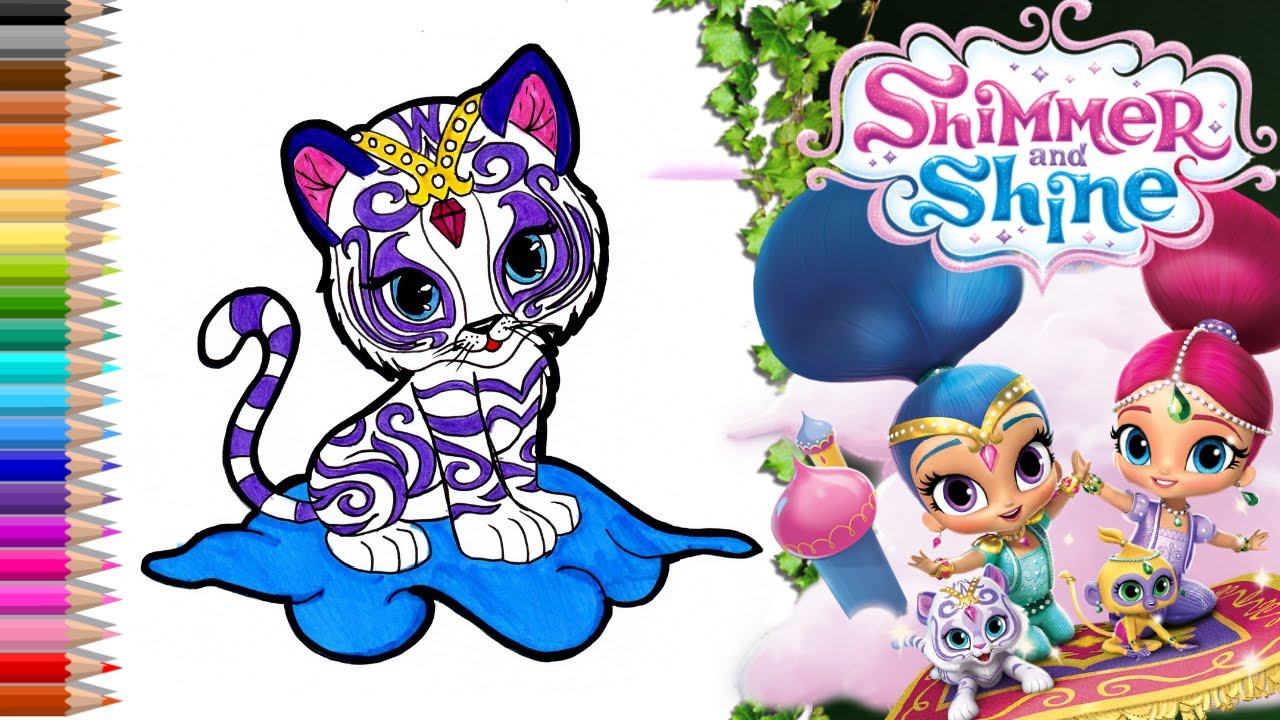 How to draw Nahal from Shimmer and Shine // Как