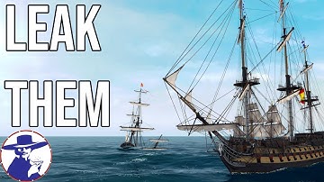 Sink them FAST! Naval Action Multiplayer Guide to Leaking